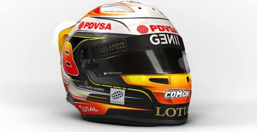 Grosjean zaprezentował kask na sezon 2015