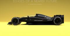 Futurystyczny bolid F1 z zamknitym kokpitem wg niezalenego projektanta