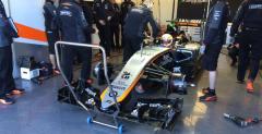 Brundle mia wypadek bolidem Force India