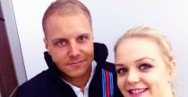 Bottas zarczony z pywaczk Emili Pikkaraisen