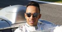 Lewis Hamilton, Sir Stirling Moss, kultowe bolidy Mercedesa i owal toru Monza