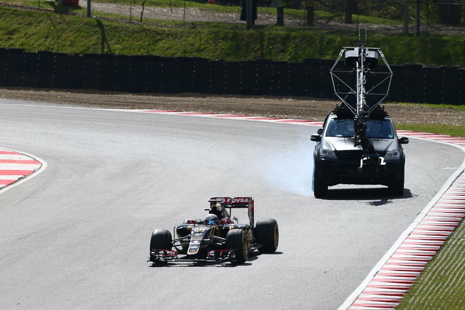 Bolidy Lotusa na torze Brands Hatch - zdjcia