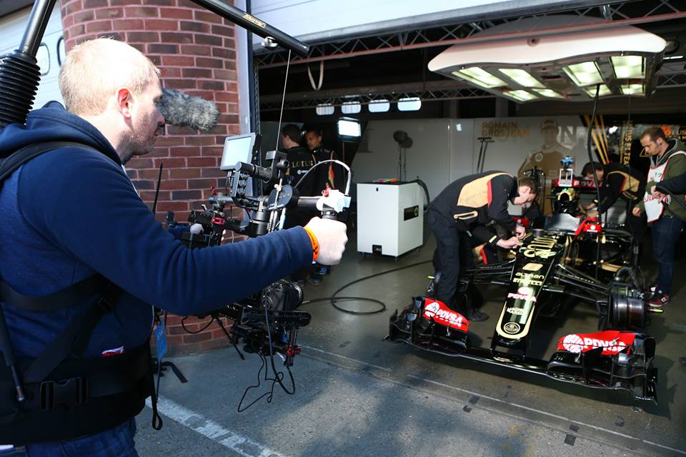 Bolidy Lotusa na torze Brands Hatch - zdjcia