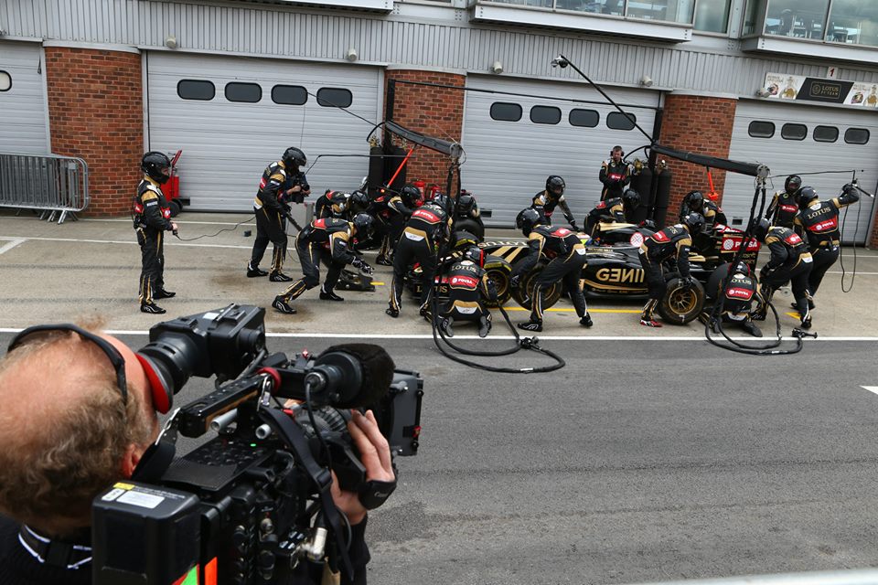 Bolidy Lotusa na torze Brands Hatch - zdjcia