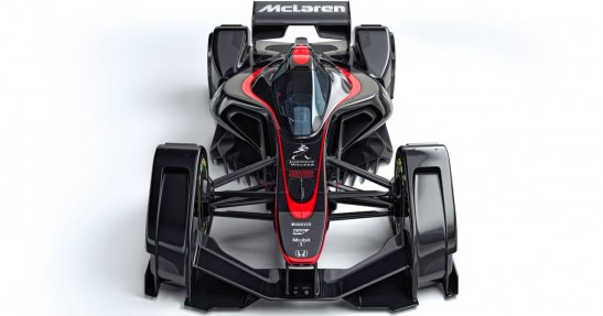 Futurystyczny bolid F1 autorstwa McLarena