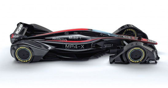 Futurystyczny bolid F1 autorstwa McLarena