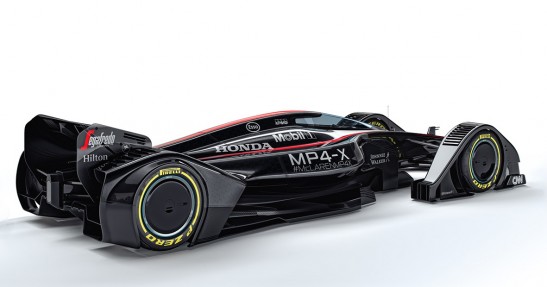 Futurystyczny bolid F1 autorstwa McLarena