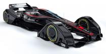 Futurystyczny bolid F1 autorstwa McLarena