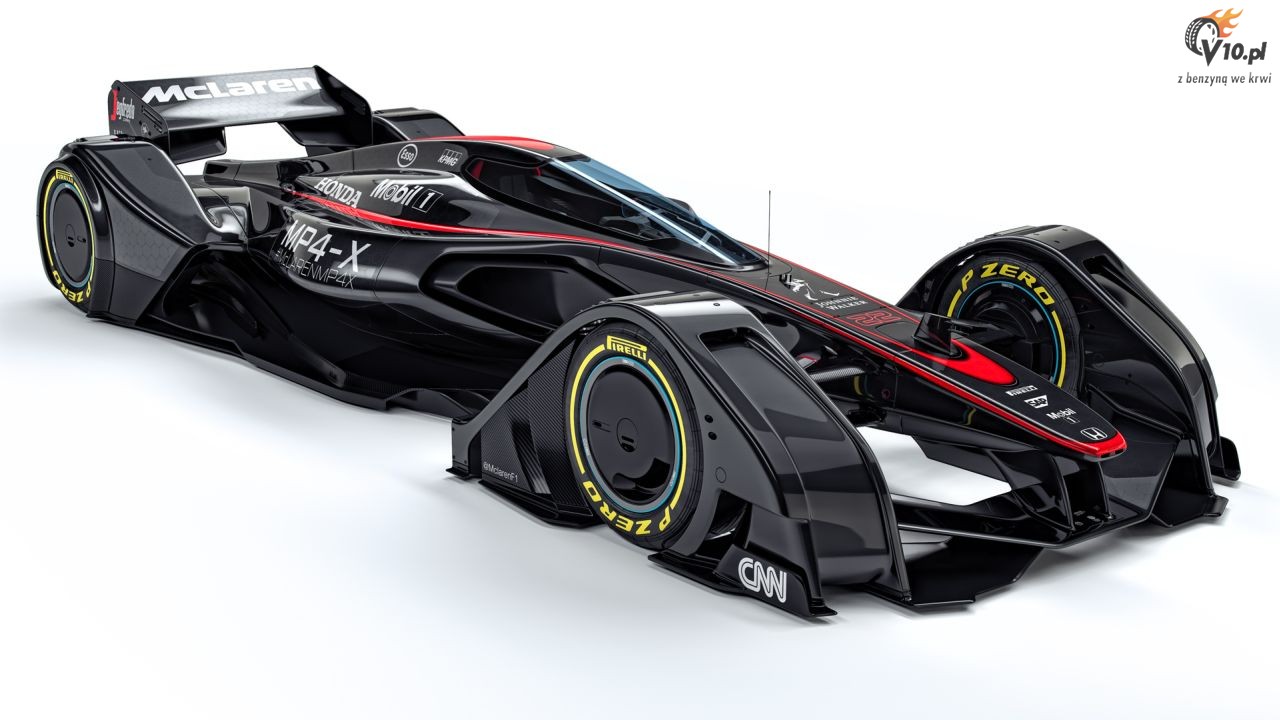 Futurystyczny bolid F1 autorstwa McLarena