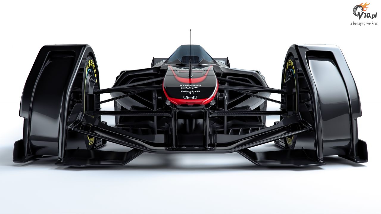 Futurystyczny bolid F1 autorstwa McLarena