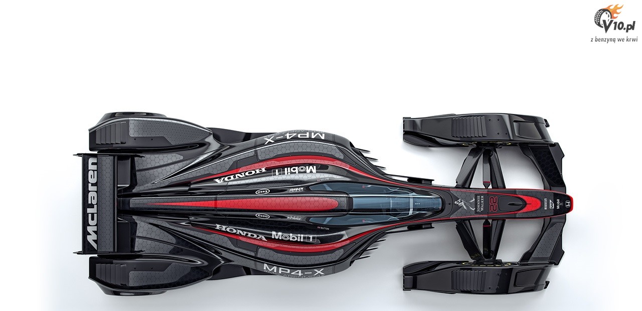 Futurystyczny bolid F1 autorstwa McLarena