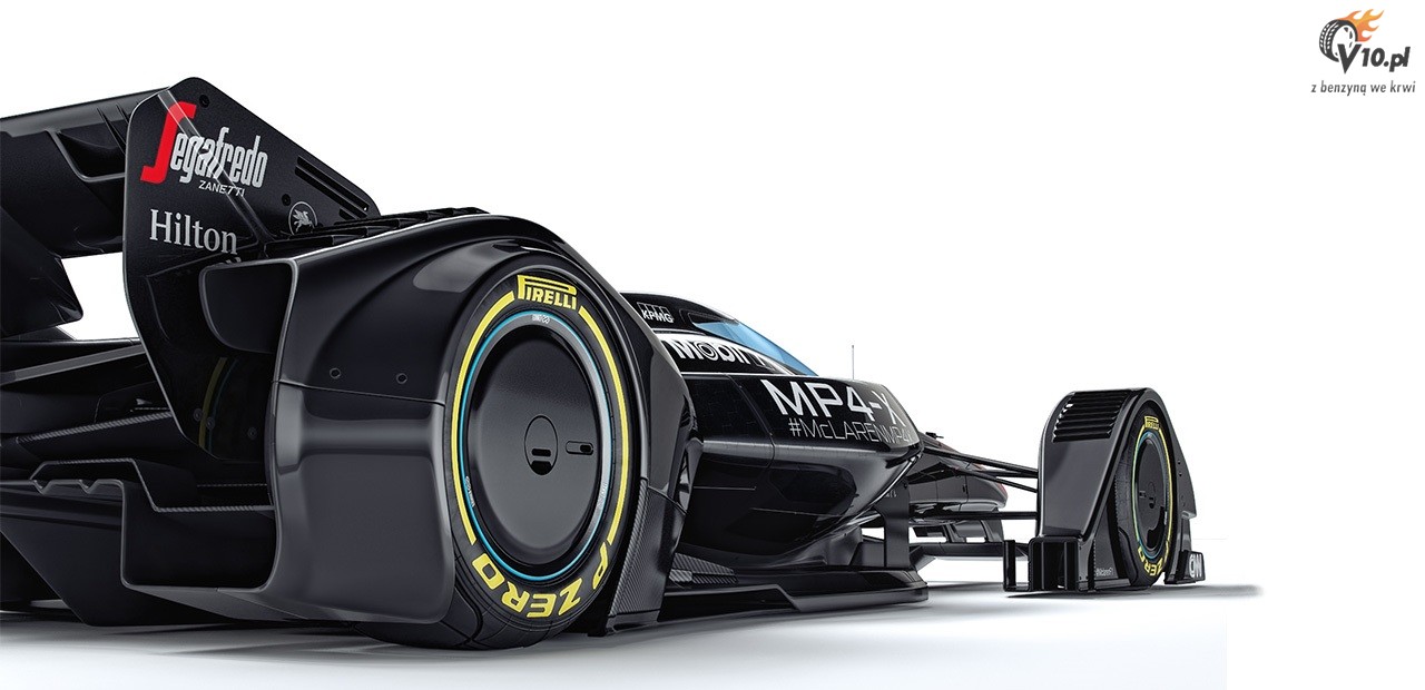 Futurystyczny bolid F1 autorstwa McLarena