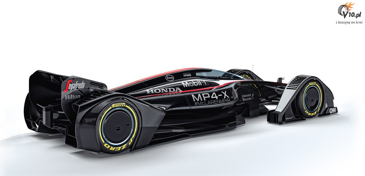 Futurystyczny bolid F1 autorstwa McLarena