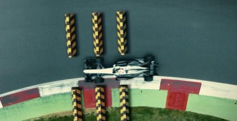 Precyzja mistrza świata F1 na torze (wideo)