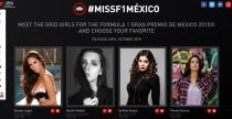 Wybierz najatrakcyjniejsz grid girl wycigu F1 w Meksyku