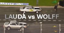 Wycig Lauda vs Wolff podczas 'Stars & Cars 2015'