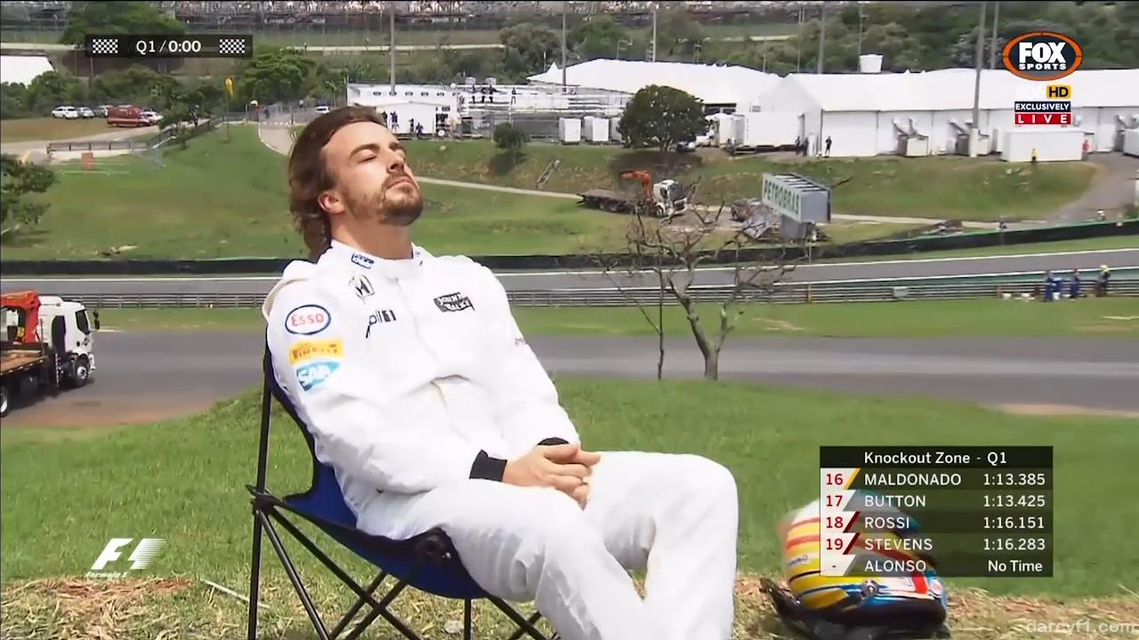 Akcja Alonso w kwalifikacjach F1 do GP Brazylii