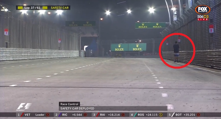 Intruz z GP Singapuru stan przed sdem