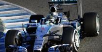 Testy F1 w Jerez: Mercedes od pocztku daleko przed reszt