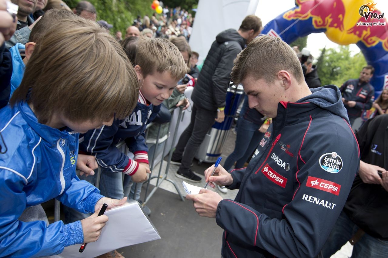 Verstappen wystartowa w wycigu mydelniczek
