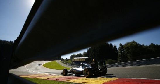 Spa - 2. trening: Dublet Red Bulla