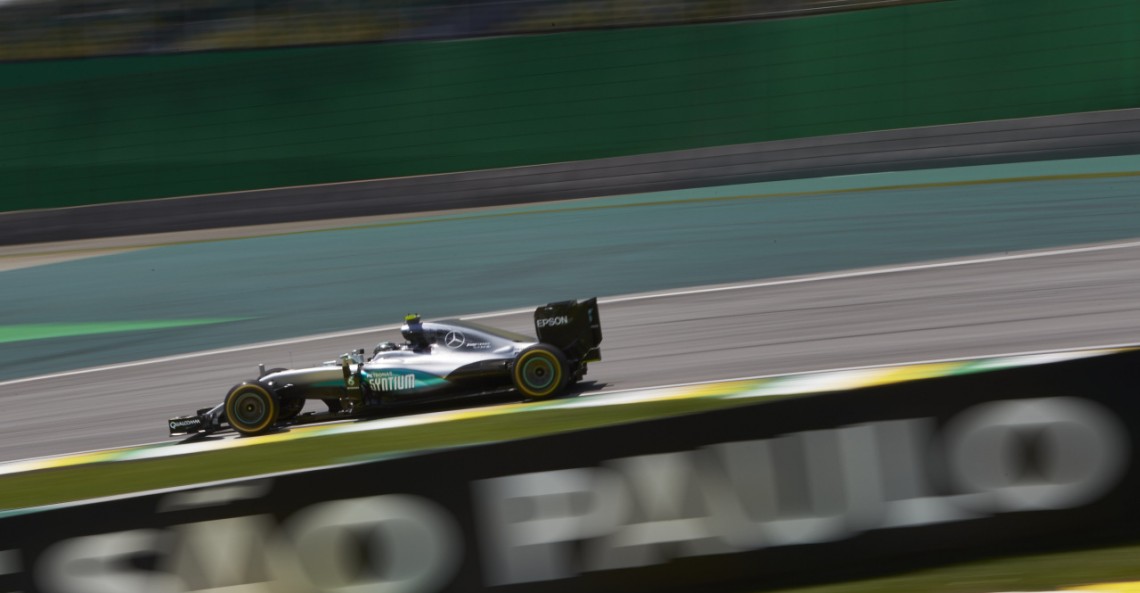 GP Brazylii - 3. trening: Rosberg wyprzedził Hamiltona