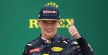 Verstappen zbiera peany za swoj jazd