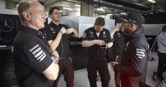 Mercedes pod wrażeniem psychiki Hamiltona
