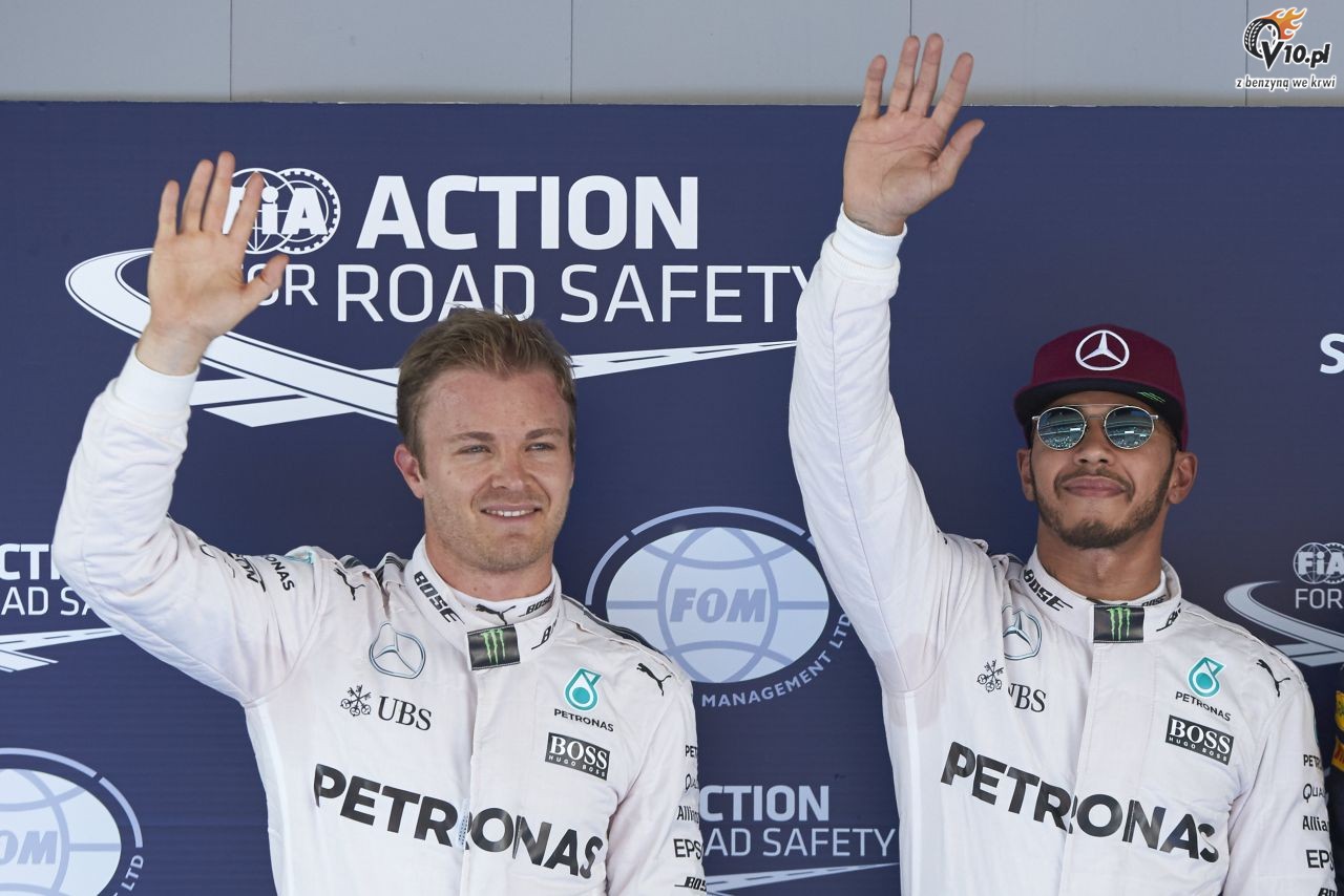 Hamilton podejrza ustawienia Rosberga