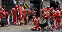 Ferrari auje strategii dwch pit-stopw