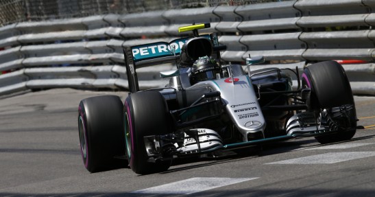 Nico Rosberg w Mercedesie W07 podczas GP Monako 2016