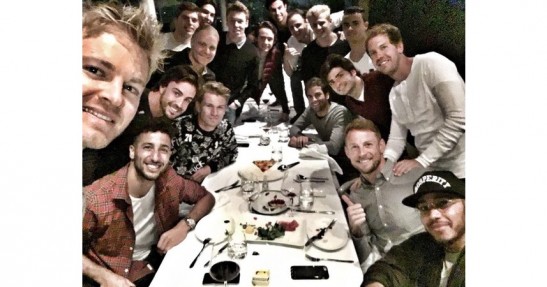 Hamilton i Rosberg sprzeczają się o rachunek za wspólną kolację kierowców F1