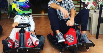 Ricciardo ścigał się z 6-letnim synem Massy (wideo)