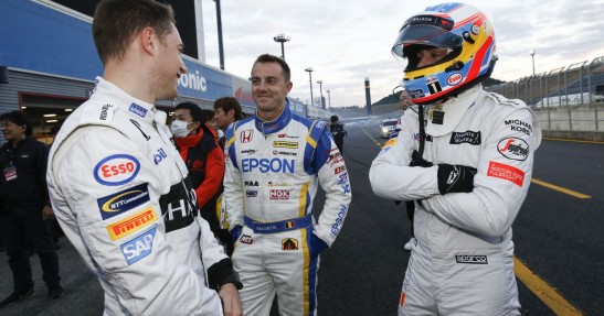 Alonso na dwóch kołach obok mistrza świata MotoGP