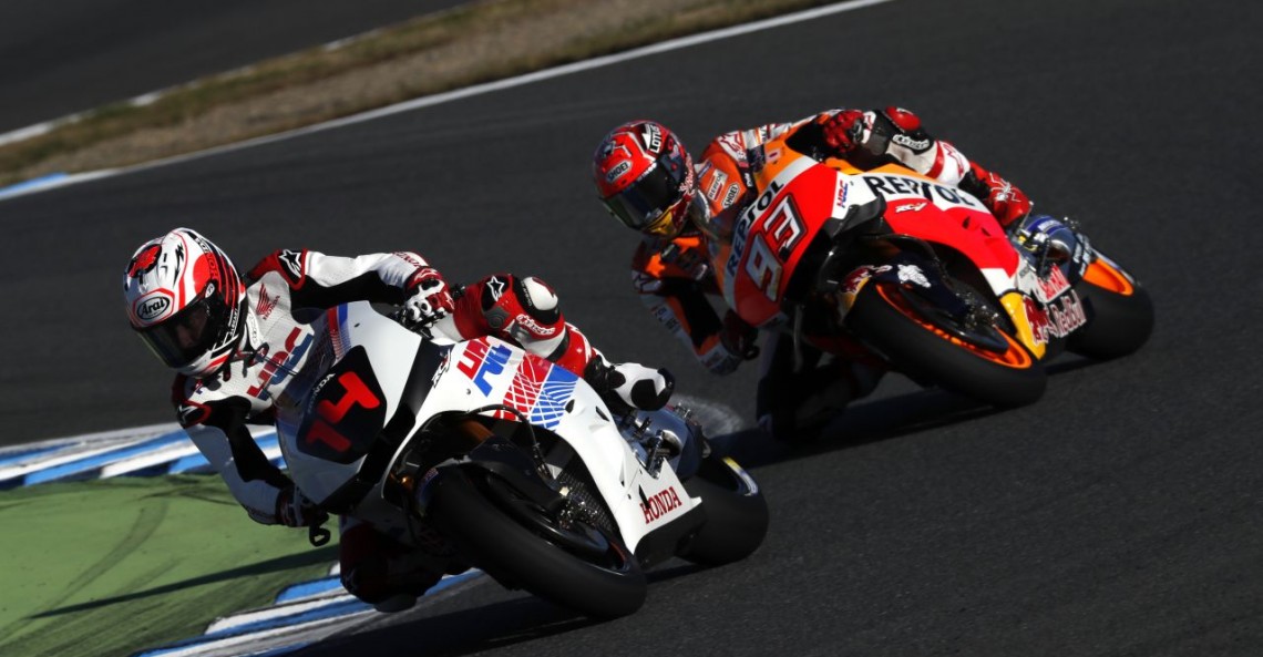 Alonso na dwóch kołach obok mistrza świata MotoGP