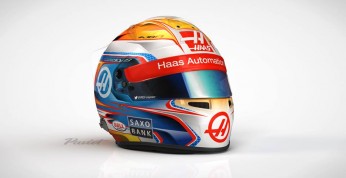 Grosjean pokazał nowy kask na starty w zespole Haas