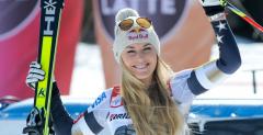 Hamilton zakończył rok przejażdżką na śniegu z Lindsey Vonn Hamilton zakończył rok przejażdżką na śniegu z Lindsey Vonn