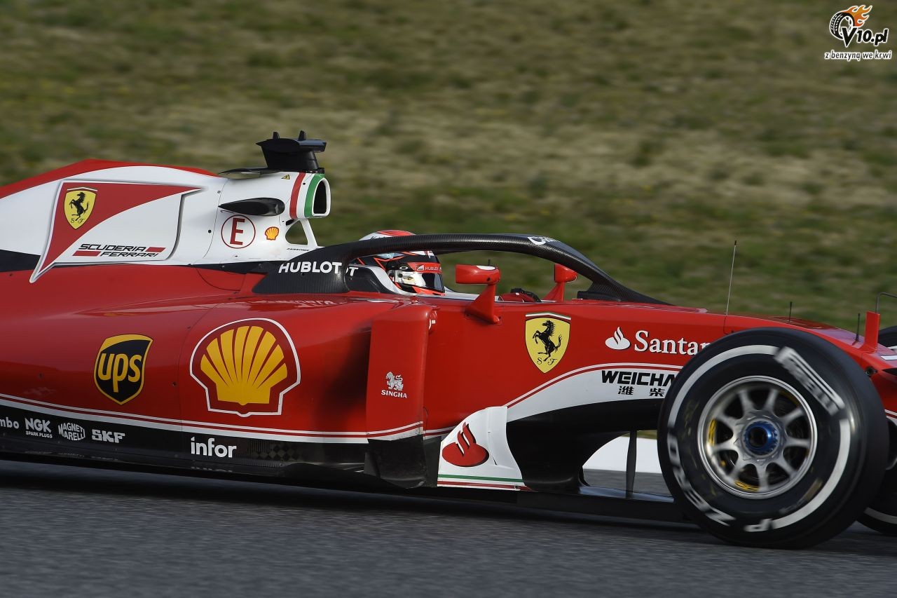 Osona na kokpit bolidu F1