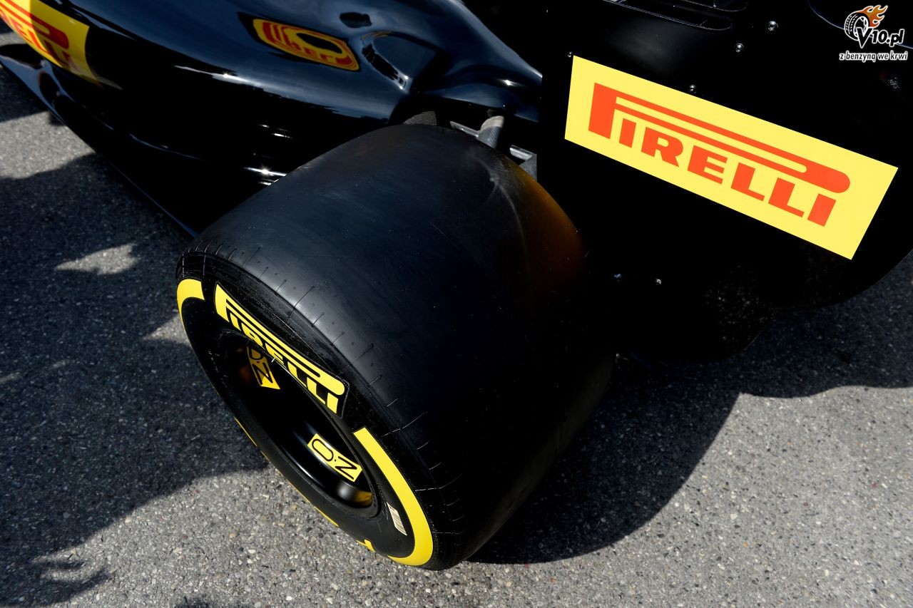 Pirelli wymaga wicej docisku w bolidach testujcych szersze opony dla F1