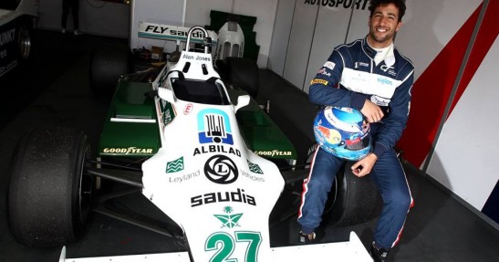Ricciardo dosiadł kultowy bolid Williamsa
