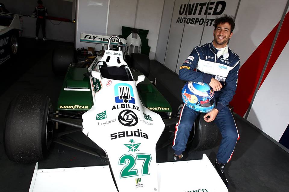 Ricciardo dosiad kultowy bolid Williamsa
