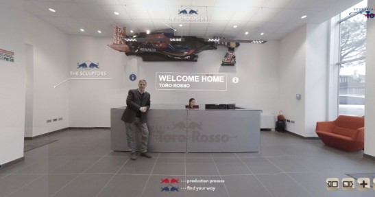 Nowa fabryka zespołu Toro Rosso w widoku a la Google Street View