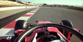 Osłona na kokpit bolidu F1 - jest onboard