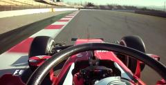 Osona na kokpit bolidu F1