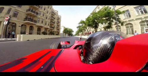 Tor F1 w Baku - pierwsza jazda