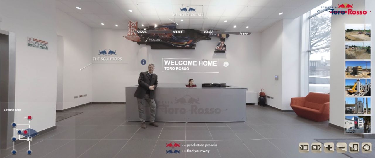 Nowa fabryka zespou Toro Rosso w widoku a la Google Street View