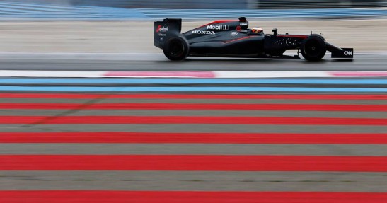 Testy deszczowych opon w F1 na Paul Ricard