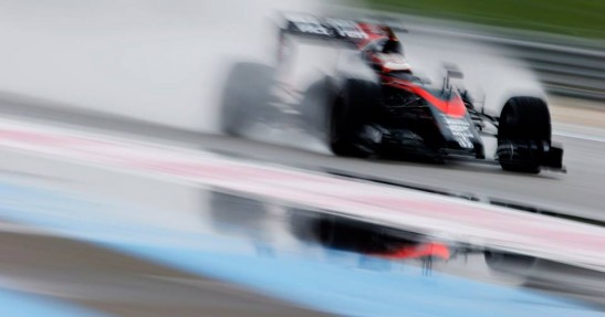 Testy deszczowych opon w F1 na Paul Ricard