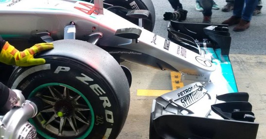 Mercedes pokazał nowy nos do bolidu z kanałem S