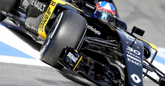 Renault powstrzymane przez problemy z oprogramowaniem pierwszego dnia testów F1